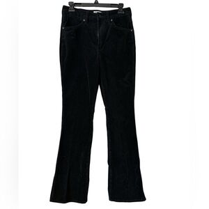 WRANGLER Westward High Ride Boot Cut Black Corduroy Pants size 27